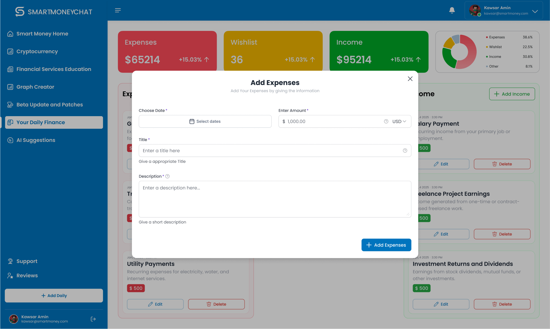 Dashboard screenshot 5