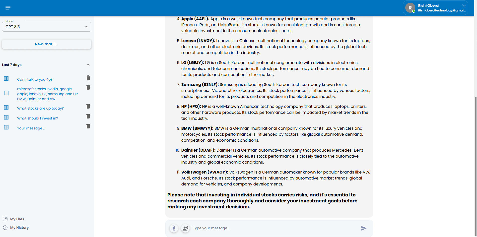 Dashboard screenshot 3